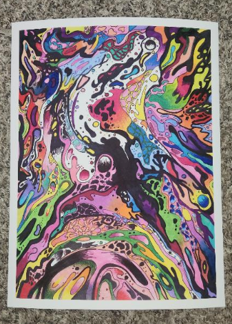Chaos Of Color Print